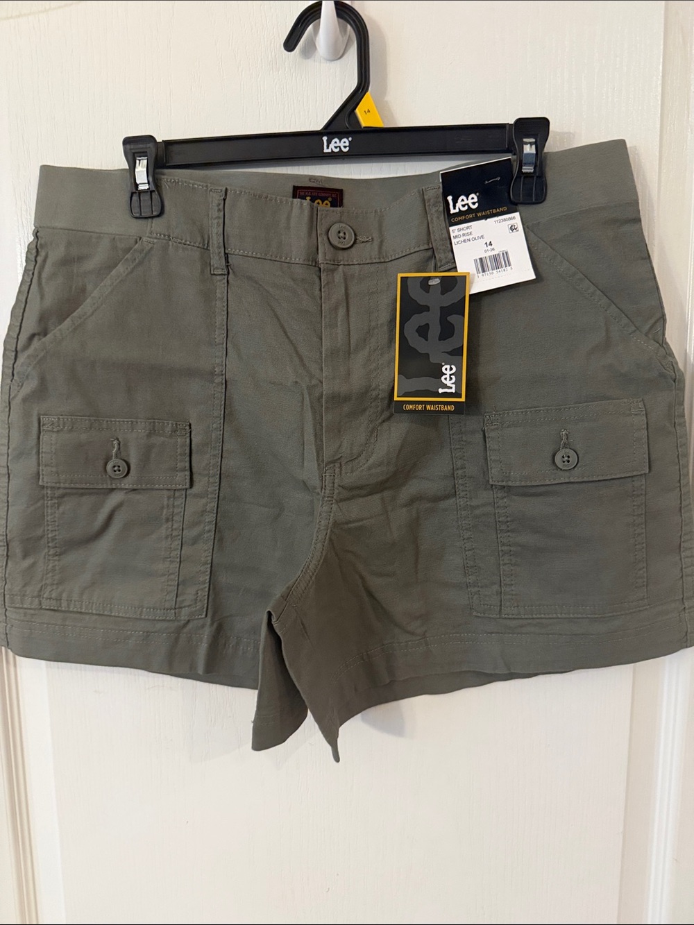 Lee Olive size 14 women’s Utility Cargo Shorts